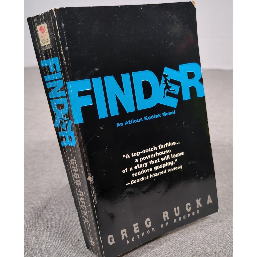 1998 Finder Greg Rucka‎ Atticus Kodiak 2 Vintage Bantam Mass Market Paperback